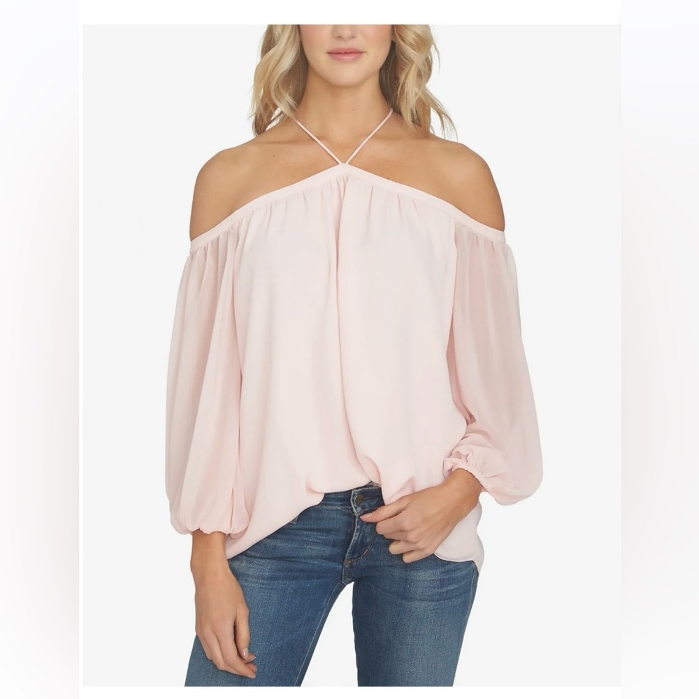 Pink Off The Shoulder Blouse